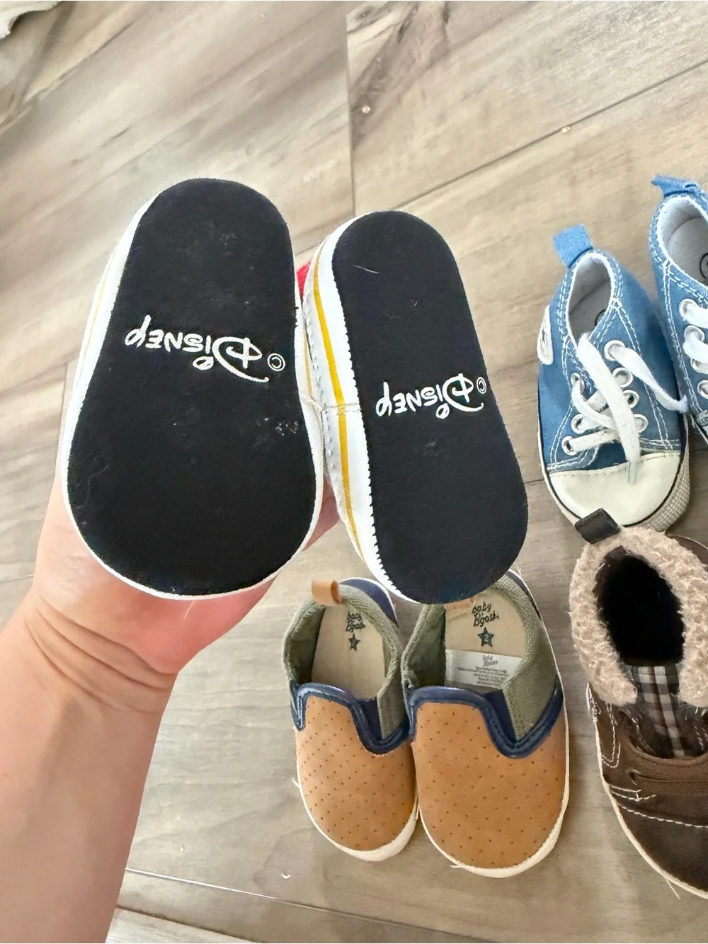 Baby Boy Casual Shoe Bundle - Grey Red, Blue, Brown, Tan Options sizes 1-2